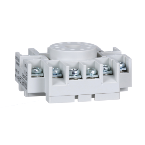 Schneider Electric Socket; 11-Pin; Screw Terminal; for KP13; KPD13; JCK21-29; JCK41-49; JCK70; JCK2F; JCK4F Relays; DIN Rail or Panel Mount